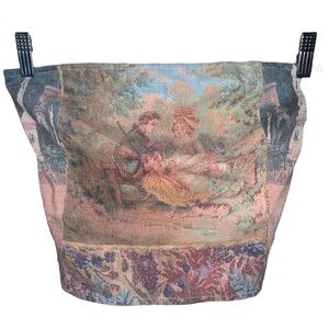 Lolita Renaissance Painting Corset Lacing Tube Top